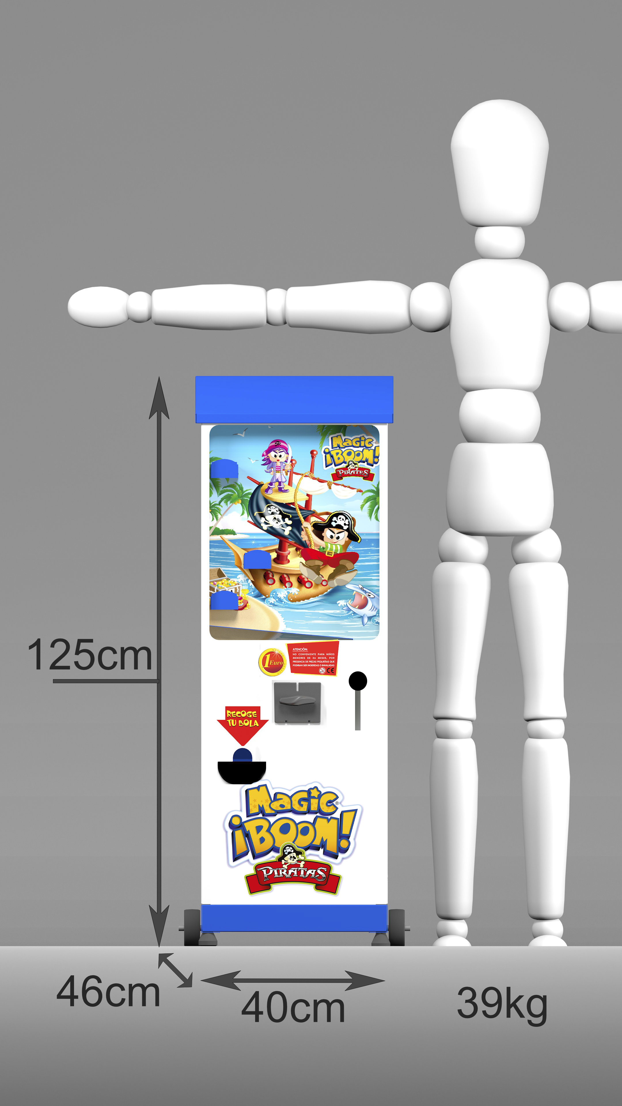 Dimensiones de la máquina