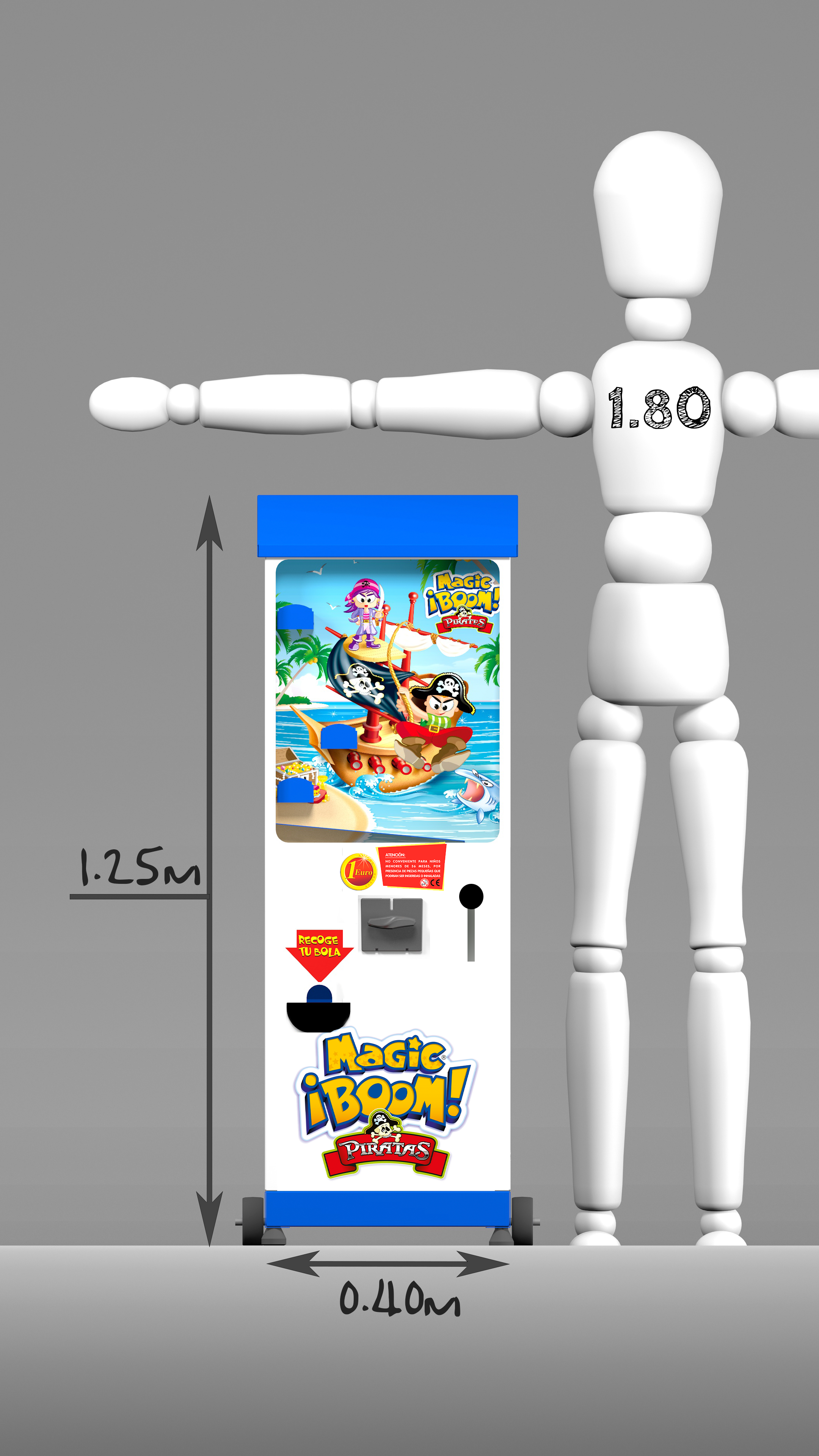 Dimensiones de la máquina