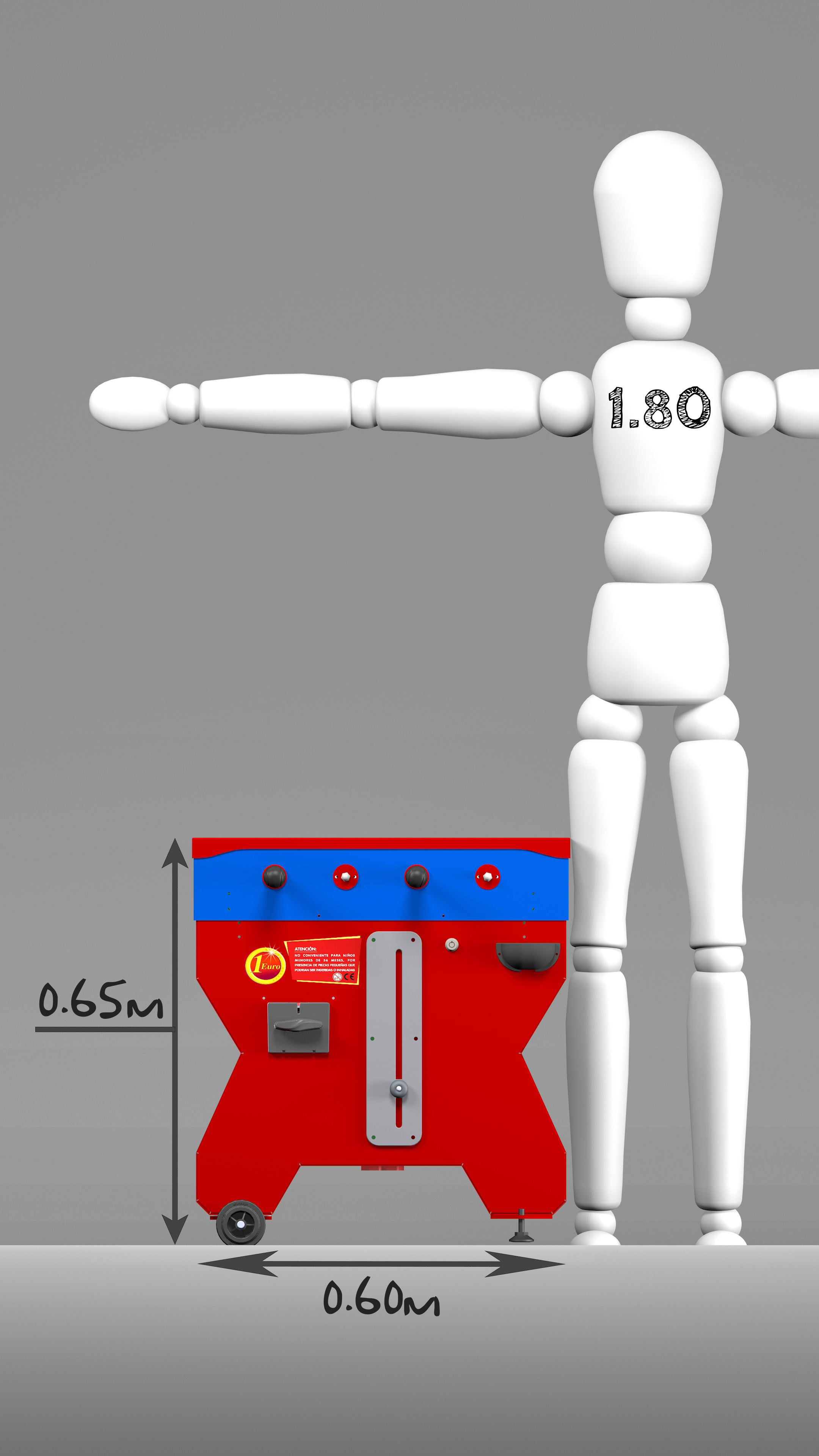 Dimensiones de la máquina